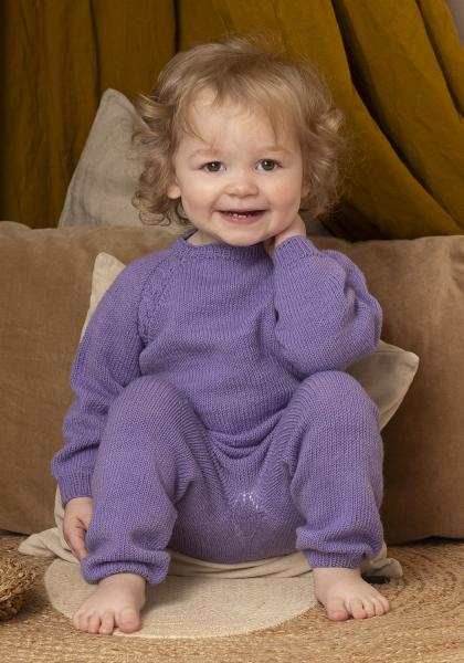 "Maylin" Sæt, Jakke, buks og hue - Viking Design 2417-9 Kit - 1 - 24 mdr - Viking Trend merino petite