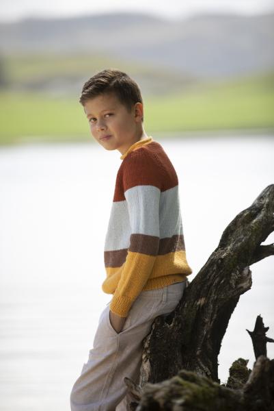 "Mikkel" Genser - Viking Design 2019-8 Kit - 2-12 År - Viking Bamboo