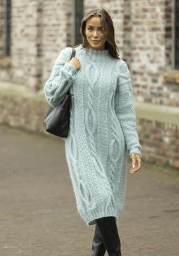 "Tina" Kjole - Viking Design 2415-12 Kit - S-L - Viking Alpaca Bris