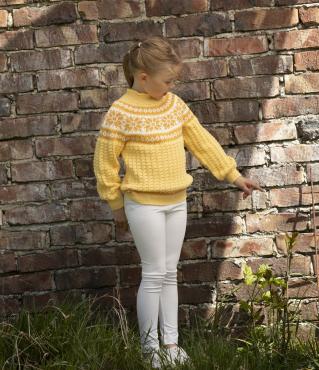 "Solin" Genser - Viking Design 2019-7 Kit - 2-12 År - Viking Bamboo