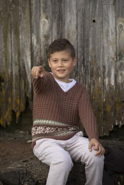 "Albert" Genser - Viking Design 2019-5 Kit - 2-12 År - Viking Bamboo