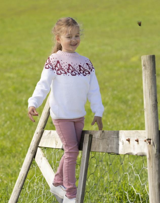"Aurora" Tröja - Viking Design 2019-1 Kit - 2-12 År - Viking Bamboo