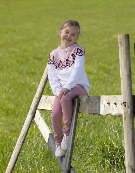 "Aurora" Genser - Viking Design 2019-1 Kit - 2-12 År - Viking Bamboo