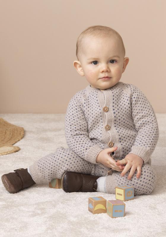 "Varg" Dräkt - Viking Design 2417-8 Kit - 1 - 24 mdr - Viking Trend merino petite