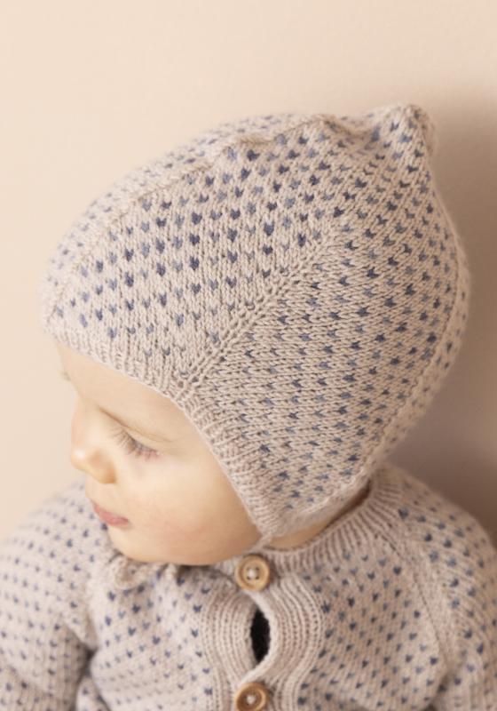 "Varg" Mössa - Viking Design 2417-7 Kit - 1 - 24 mdr - Viking Trend merino petite