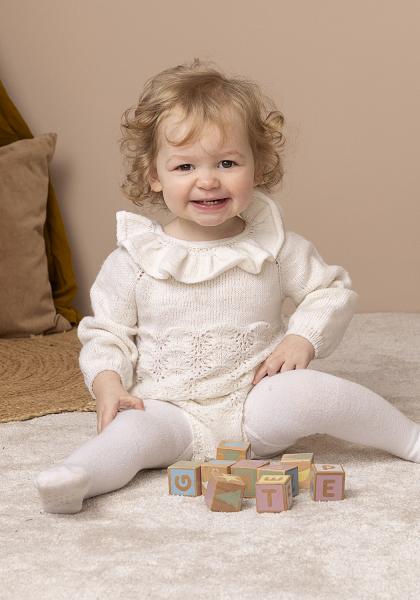 "Juni" Romper - Viking Design 2417-5 Kit - 1 - 24 mdr - Viking Trend merino petite