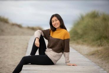 "Dans" Genser - Viking Design 1923-3C Kit - XS-XXL - Viking Alpaca Bris