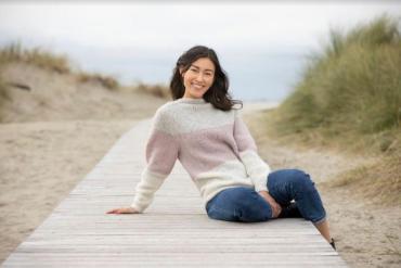 "Dans" Genser - Viking Design 1923-3A Kit - XS-XXL - Viking Alpaca Bris