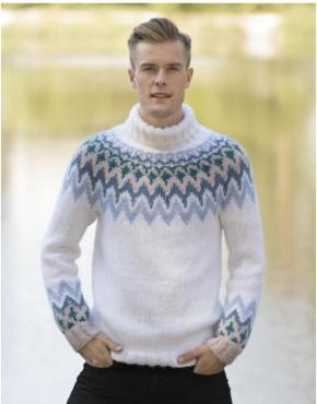 "Kathrine" Genser - Viking Design 1812-1H Kit - XS-XXL - Viking Alpaca Bris