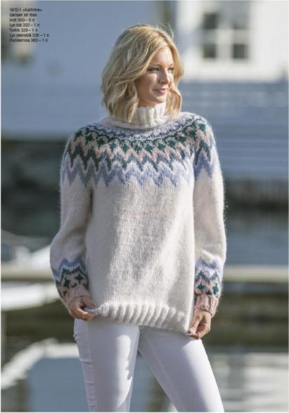 "Kathrine" Genser - Viking Design 1812-1D Kit - XS-XXL - Viking Alpaca Bris