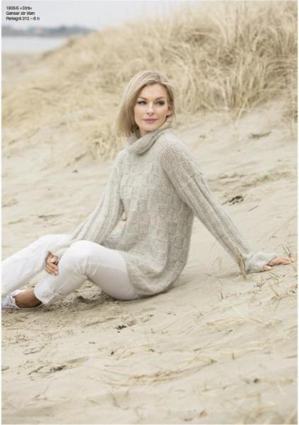 "Strå" Genser - Viking Design 1806-5 Kit - XS-XL - Viking Alpaca Bris