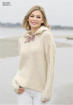 "Skodde" Genser - Viking Design 1806-2 Kit - XS-XXL - Viking Alpaca Bris