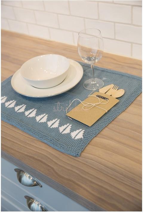 2 dækkeservietter 45cm x 40cm - Viking Design 1705-2A Kit - Viking Bamboo