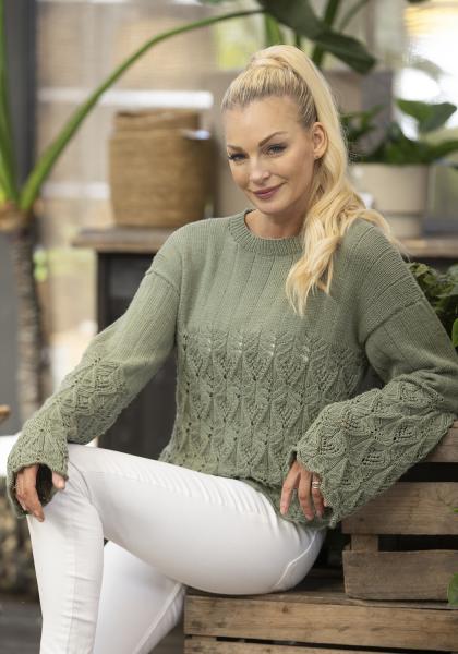"Eukalyptus" Genser - Viking Design 2418-6 Kit - XS - L - Viking Bambino
