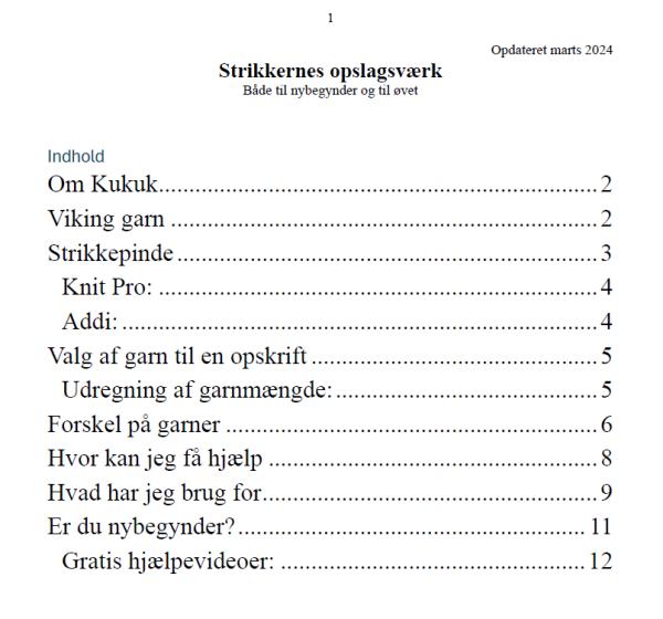 Strikkehåndbog