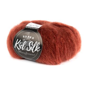 Mayflower Super Kid Silk - Blodrød 35