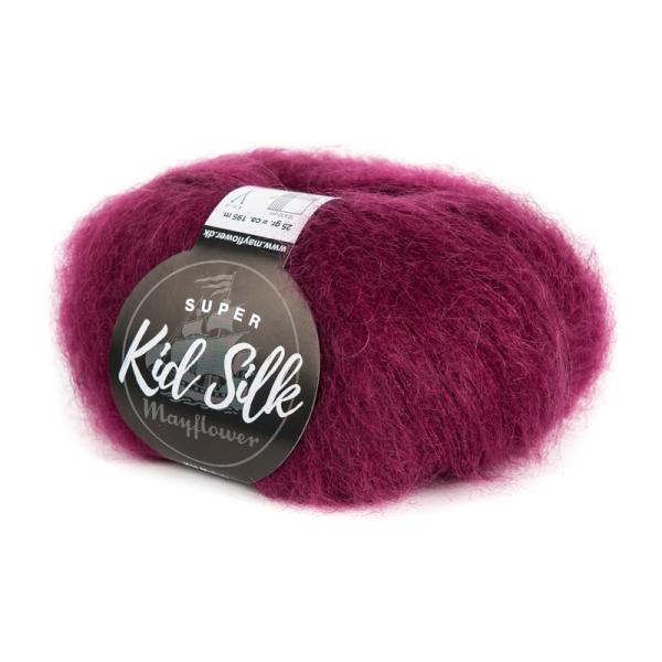 Mayflower Super Kid Silk - Vinrød 33