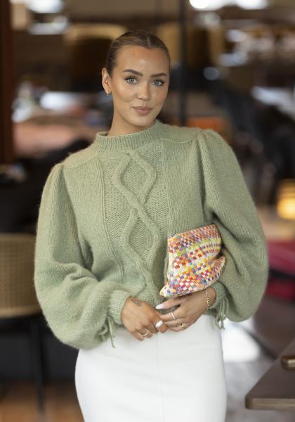"Mie" Genser - Viking Design 2415-1 Kit - XS-XXL - Viking Alpaca Bris