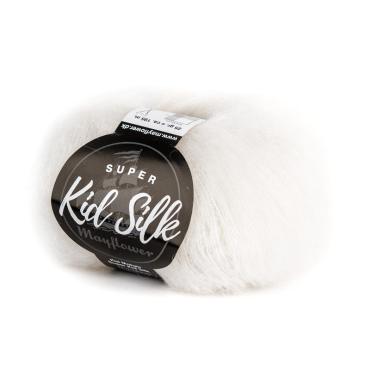 Mayflower Super Kid Silk - Hvid 01