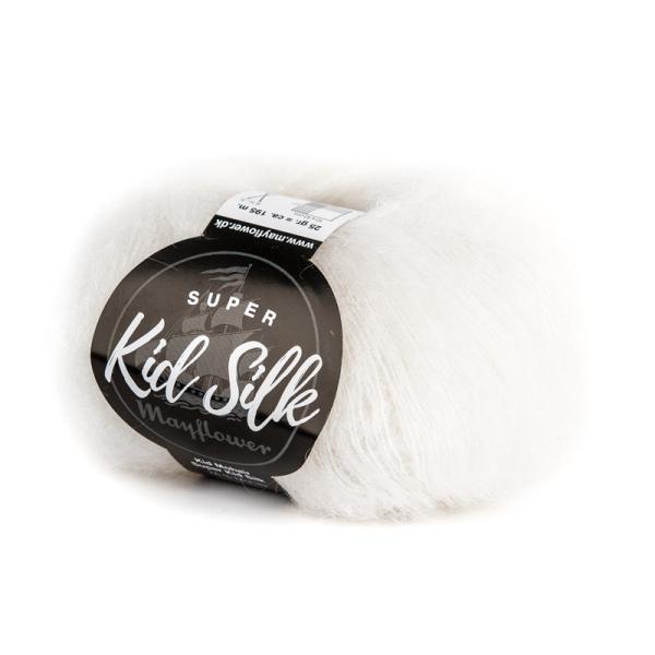 Mayflower Super Kid Silk - Hvid 01