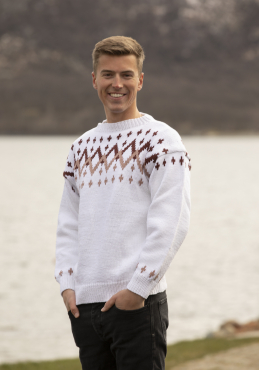 "Tikka" Genser - Viking Design 2221-4 Kit - XS-XXXL - Viking Vår