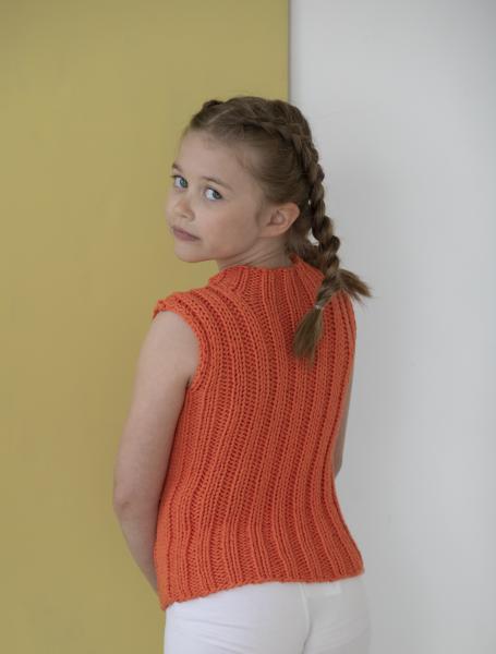 "Camilla" Sommertop- Viking Design 2219-2 Kit - 6 - 12 år - Viking Bjørk