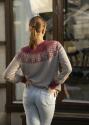 "Blomma" Genser - Viking Design 2215-5B Kit - XXS-XXL - Viking Bjørk