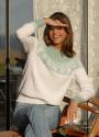"Blomma" Genser - Viking Design 2215-5A Kit - XXS-XXL - Viking Bjørk
