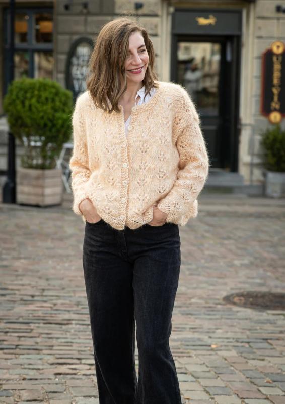 "Flora cardiganen" - Mayflower M14 - S - XXL - Mayflower Easy care och Kid Silk