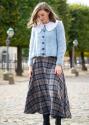 "Flora cardiganen" - Mayflower M14 blå - S - XXL - Mayflower Easy care og Kid Silk 