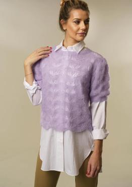 "Bluse med hulmønster" - Mayflower 1829 - S - XXXL - Super Kid Silk