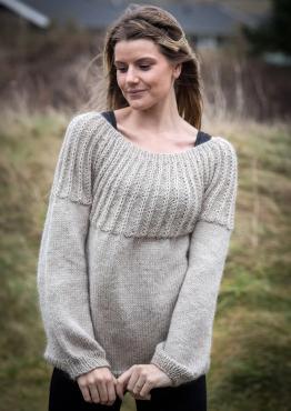 "Damesweater" - Mayflower 1626 - S - XXXL - Mayflower Easy care classic og Kid Silk