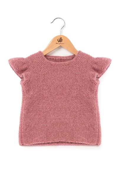 "Klokkeblomst" Vest - Mayflower 144-3 - 2 - 10 år - Mayflower Easy care og Kid Silk