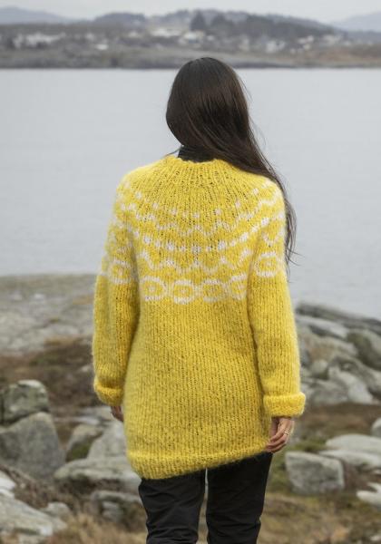 "Påskelilje" Genser - Viking Design 2310-1 Kit - XS-XXL - Viking Mohrino