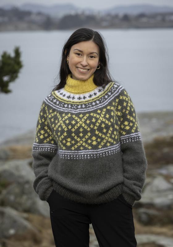 "Jump" Tröja - Viking Design 2310-2 Kit - XS-XXL - Viking Alpaca Bris