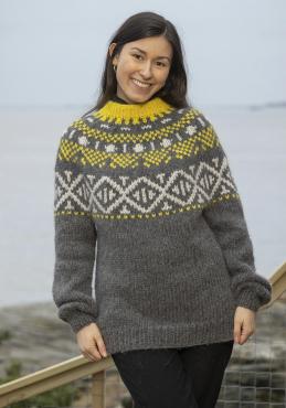 "Pilar" Genser - Viking Design 2310-6 Kit - XS-XXL - Viking Alpaca Bris