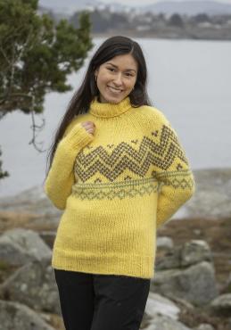 "Gulling" Genser - Viking Design 2310-15 Kit - XS-XXL - Viking Alpaca Bris