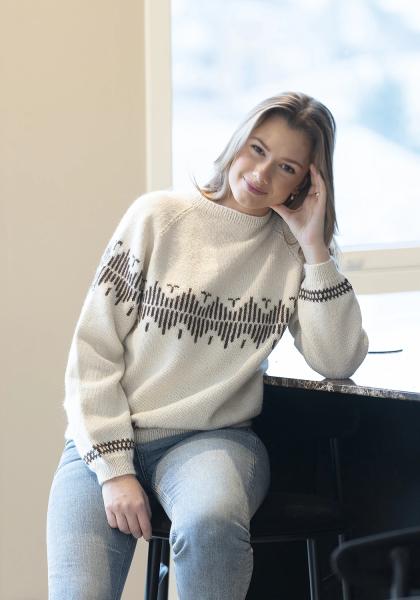 "Cheer" Genser - Viking Design 2306-3 Kit - XS-XXL - Viking Alpaca Storm
