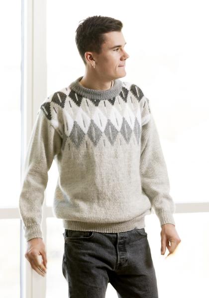 "Runner" Genser - Viking Design 2306-1 Kit - XS-XXL - Viking Alpaca Storm 