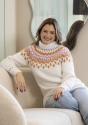 "Linde" Genser - Viking Design 2305-7 Kit - XS-XXL - Viking Alpaca Bris