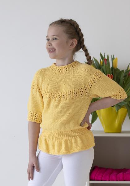 "Regita" T-shirt - Viking Design 2219-6 Kit - 2-12 år - Viking Bamboo