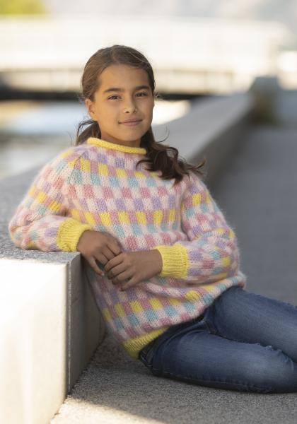 "Ember" Genser - Viking Design 2228-1 Kit - 2-12 år - Viking Alpaca Bris