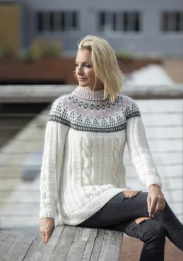 "Trinity" Genser - Viking Design 2226-8 Kit - XS-XXL - Viking Alpaca Bris