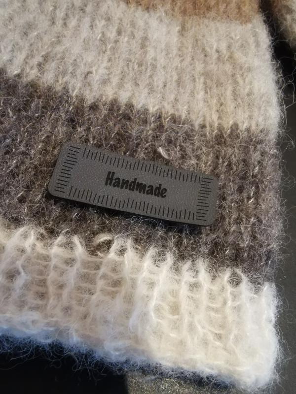Made by - imiteret svart skind, Made by farmor