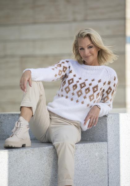"Harper" Genser - Viking Design 2226-2A Kit - XS-XXL - Viking Alpaca Bris