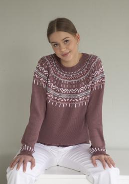 "Pocahontas" Genser - Viking Design 2216-3 Kit - XS - XXXL - Viking Bambino