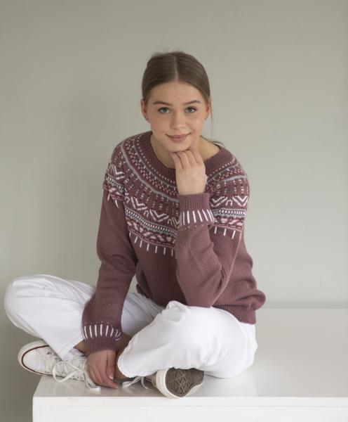"Pocahontas" Genser - Viking Design 2216-3 Kit - XS - XXXL - Viking Bambino