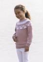 "Hunde" Genser- Viking Design 2323-6B Kit - 1 - 8år - Viking Bambino