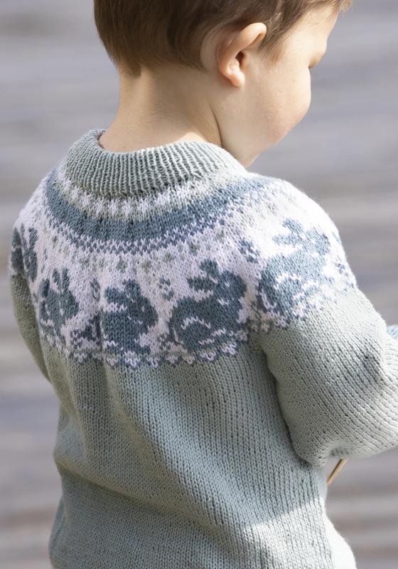 "Kanin" Tröja- Viking Design 2323-5 Kit - 1 - 8år - Viking Bambino