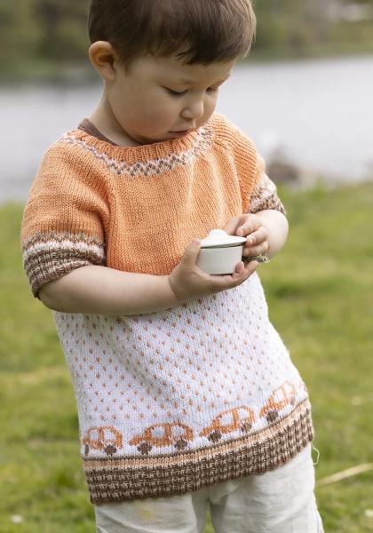 "Bil" T-shirt- Viking Design 2323-3 Kit - 1 - 8år - Viking Bambino